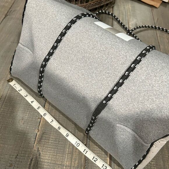 The Emily Neoprene Tote in Gray Metallic - Picture 3 of 4